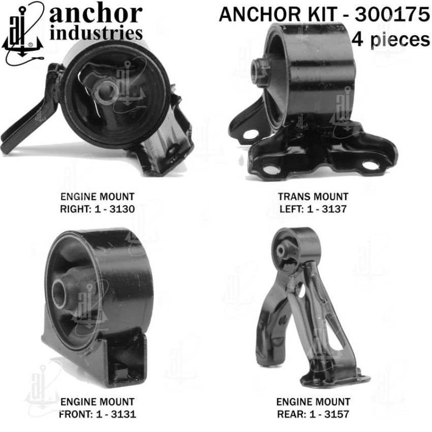 ANCHOR MOUNTS 300175 ENGINE MNT KIT