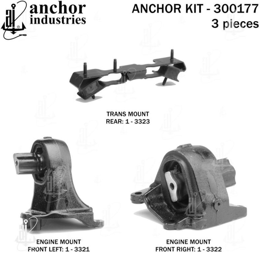 ANCHOR MOUNTS 300177 ENGINE MNT KIT