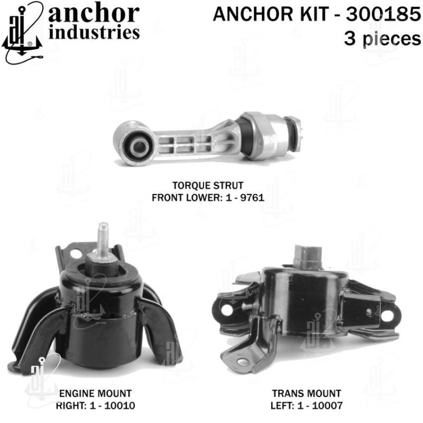 ANCHOR MOUNTS 300185 ENGINE MNT KIT