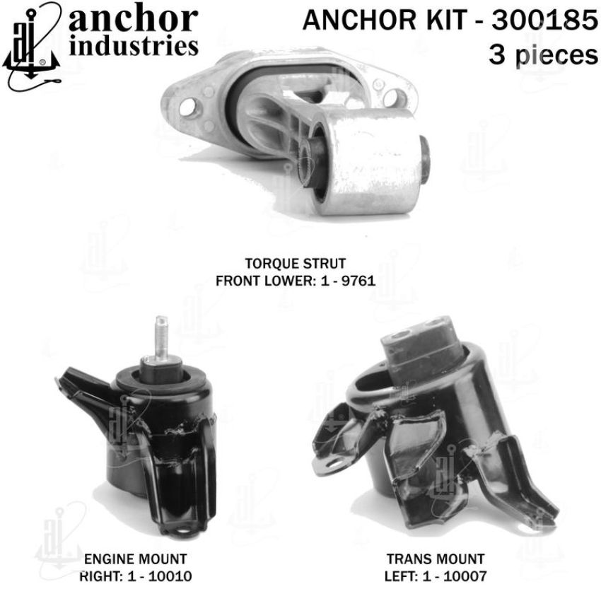 ANCHOR MOUNTS 300185 ENGINE MNT KIT