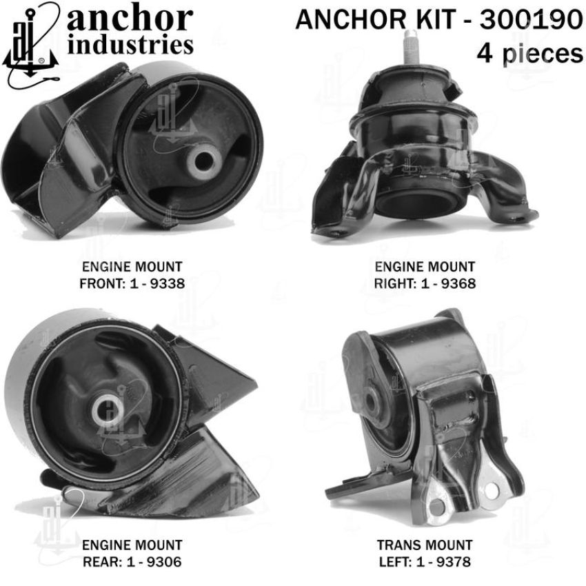 ANCHOR MOUNTS 300190 ENGINE MNT KIT