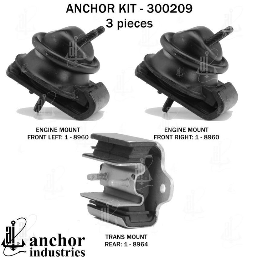 ANCHOR MOUNTS 300209 ENGINE MNT KIT