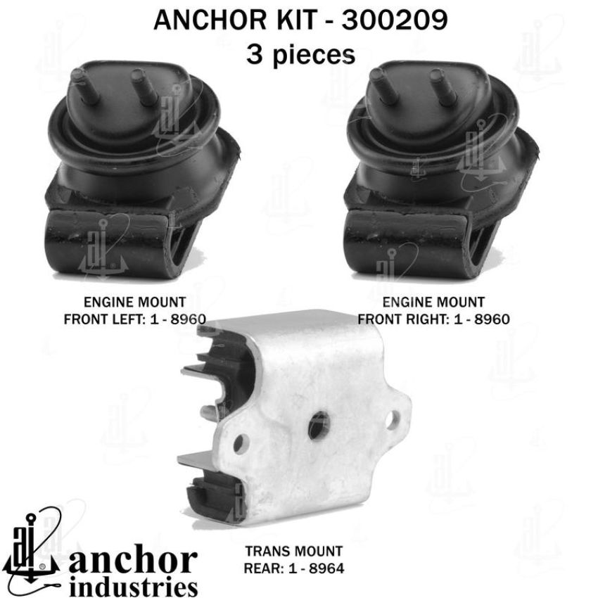 ANCHOR MOUNTS 300209 ENGINE MNT KIT