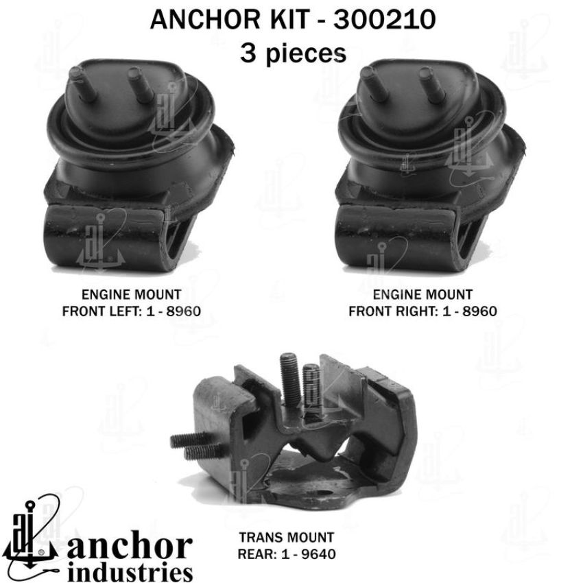 ANCHOR MOUNTS 300210 ENGINE MNT KIT
