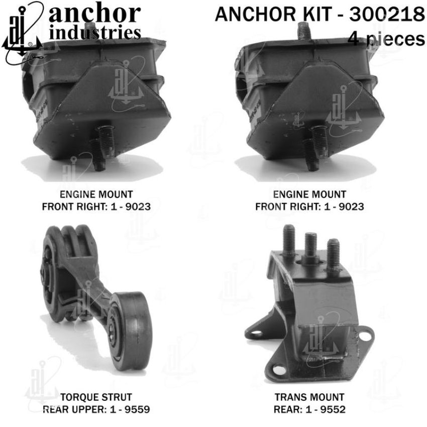 ANCHOR MOUNTS 300218 ENGINE MNT KIT