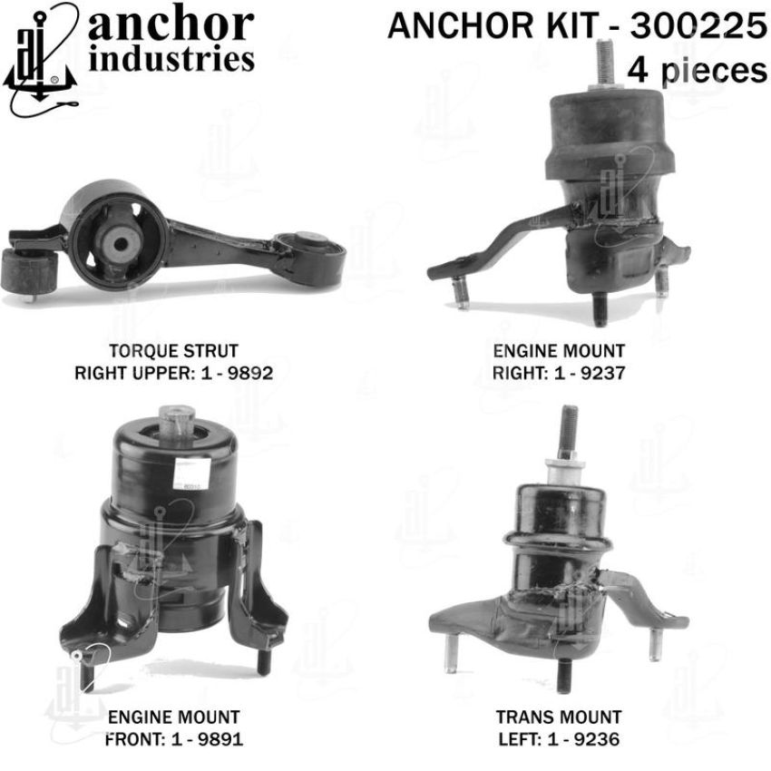 ANCHOR MOUNTS 300225 ENGINE MNT KIT