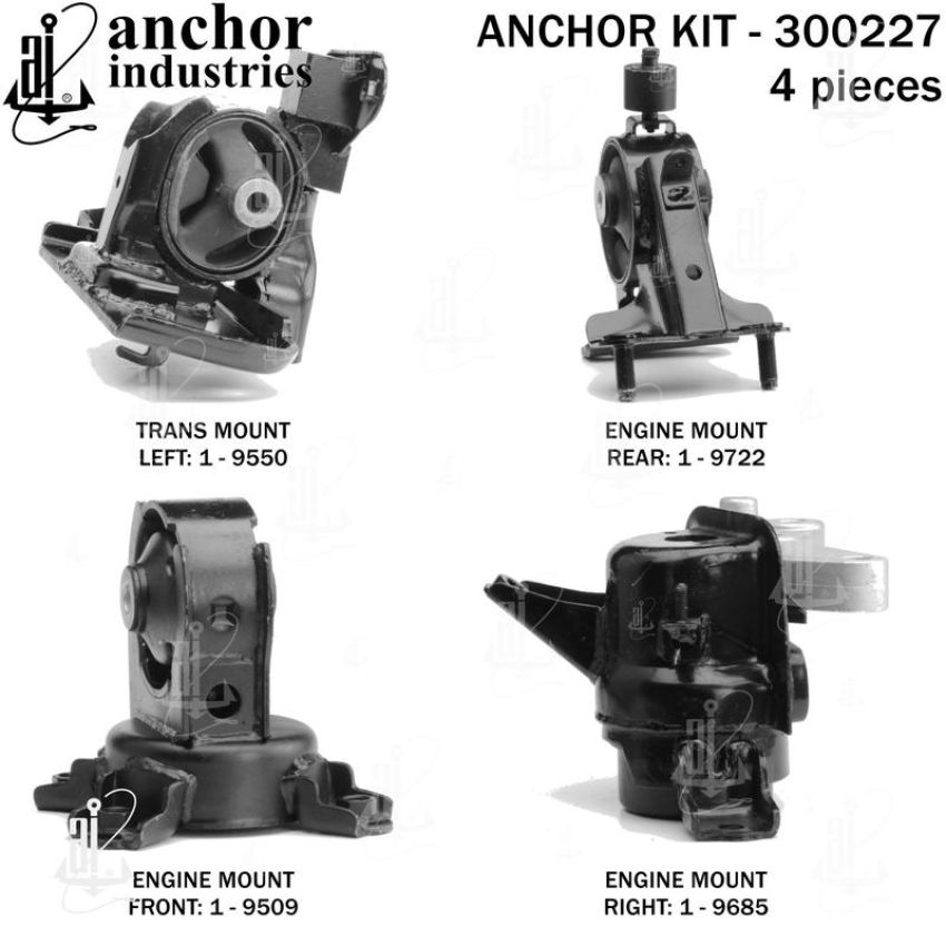 ANCHOR MOUNTS 300227 ENGINE MNT KIT