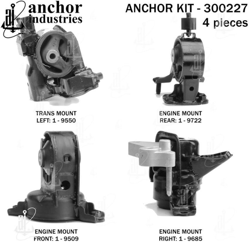 ANCHOR MOUNTS 300227 ENGINE MNT KIT