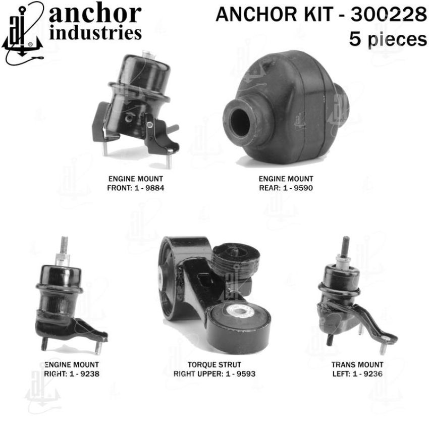 ANCHOR MOUNTS 300228 ENGINE MNT KIT
