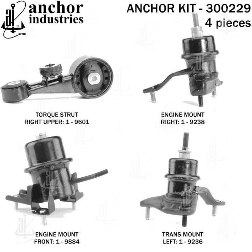 ANCHOR MOUNTS 300229 ENGINE MNT KIT