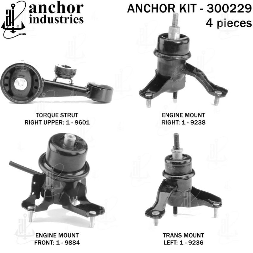 ANCHOR MOUNTS 300229 ENGINE MNT KIT