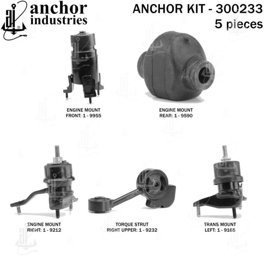 ANCHOR MOUNTS 300233 ENGINE MNT KIT