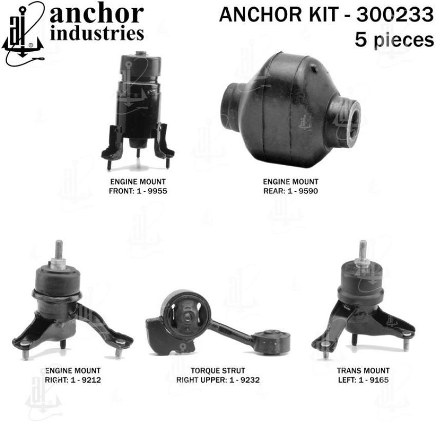 ANCHOR MOUNTS 300233 ENGINE MNT KIT