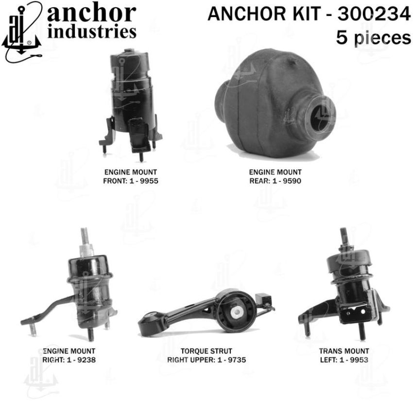 ANCHOR MOUNTS 300234 ENGINE MNT KIT