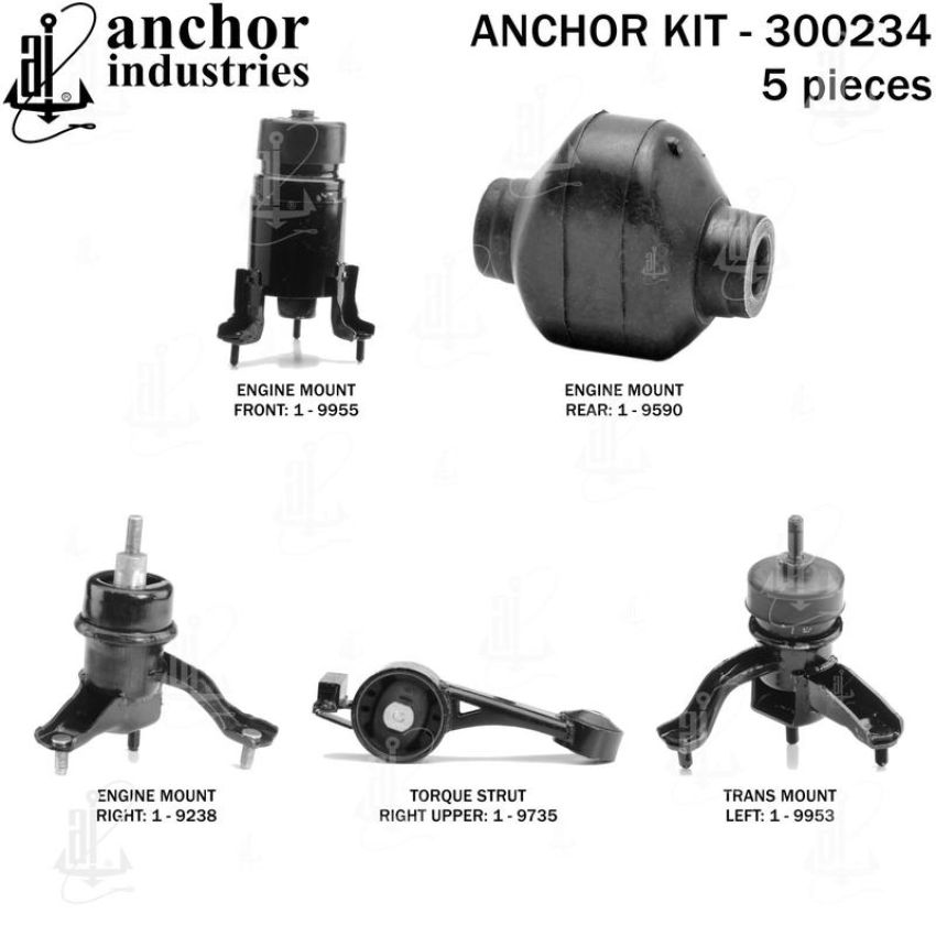 ANCHOR MOUNTS 300234 ENGINE MNT KIT