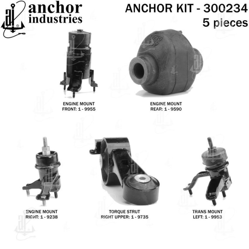 ANCHOR MOUNTS 300234 ENGINE MNT KIT