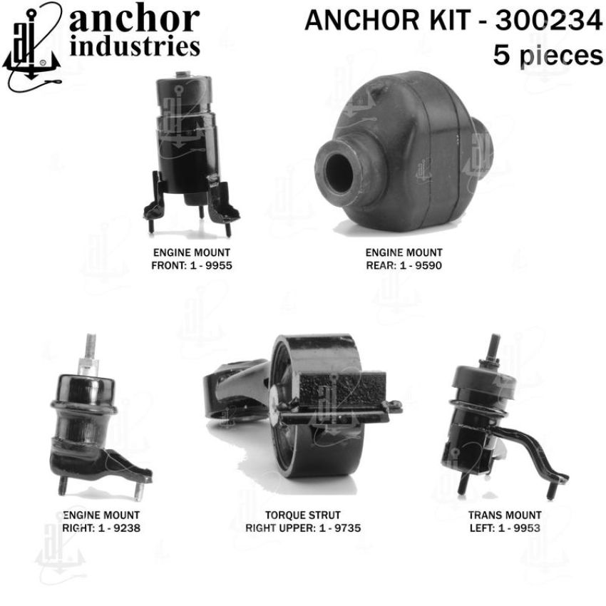 ANCHOR MOUNTS 300234 ENGINE MNT KIT