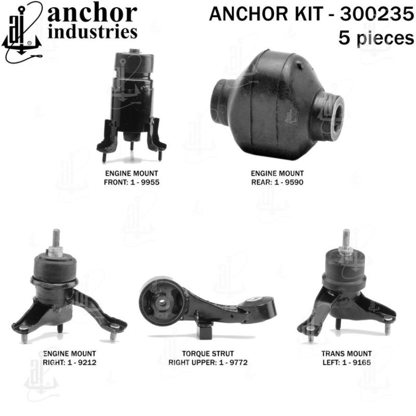 ANCHOR MOUNTS 300235 ENGINE MNT KIT