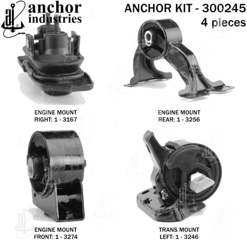 ANCHOR MOUNTS 300245 ENGINE MNT KIT