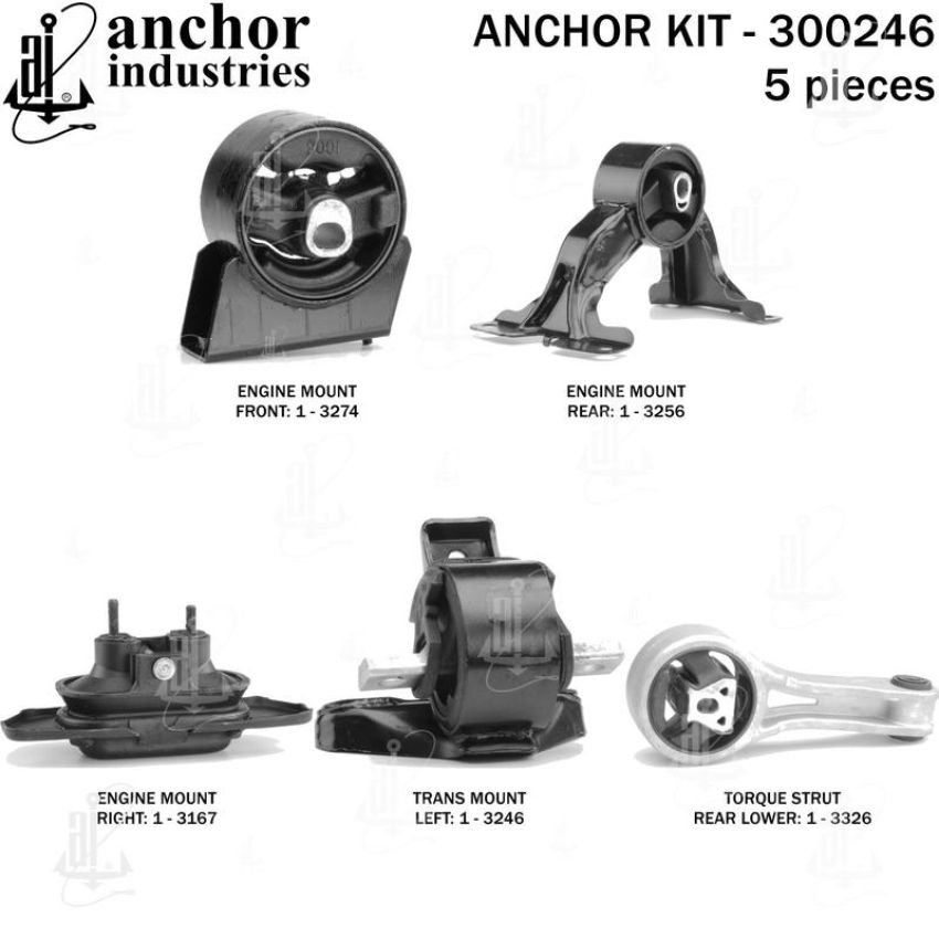 ANCHOR MOUNTS 300246 ENGINE MNT KIT