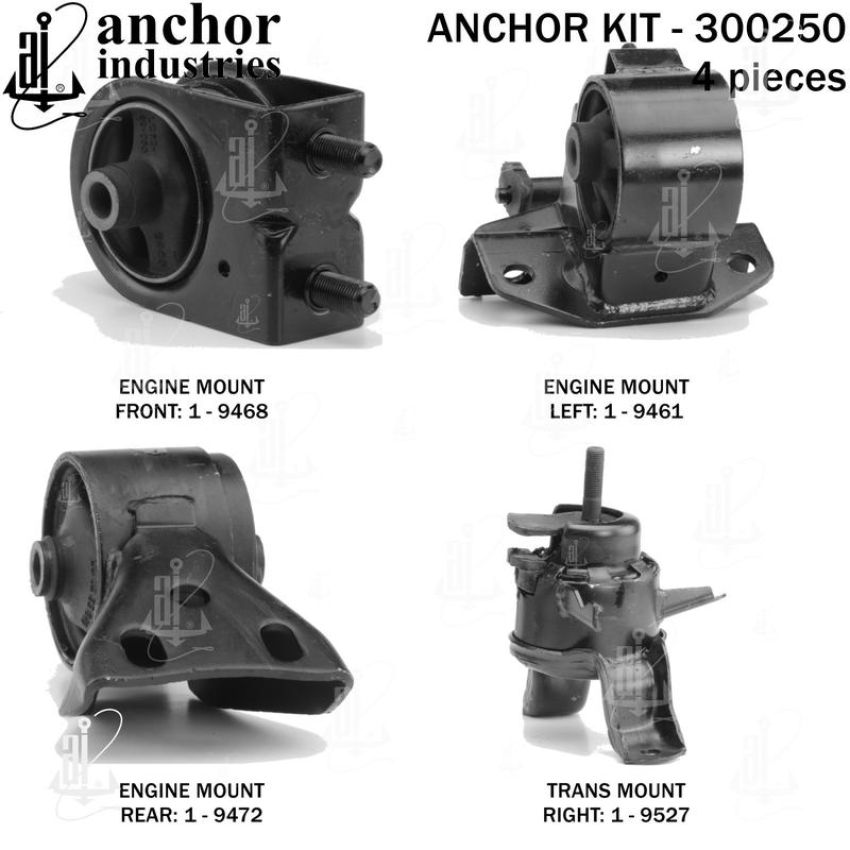 ANCHOR MOUNTS 300250 ENGINE MNT KIT