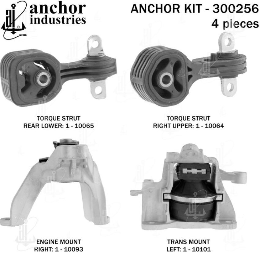 ANCHOR MOUNTS 300256 ENGINE MNT KIT