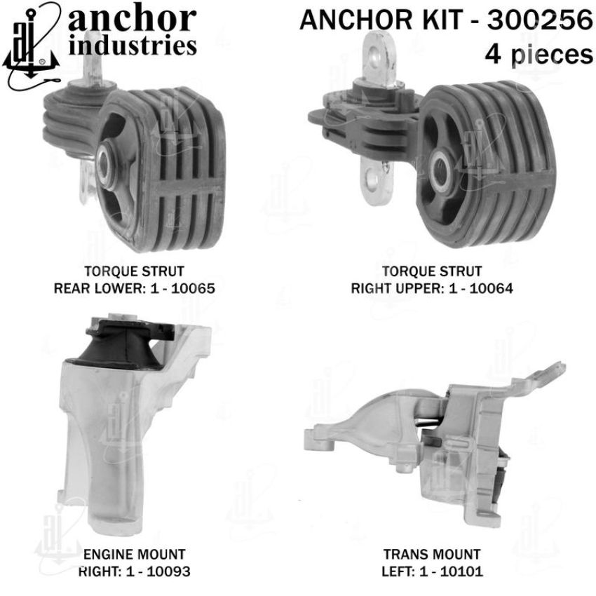 ANCHOR MOUNTS 300256 ENGINE MNT KIT