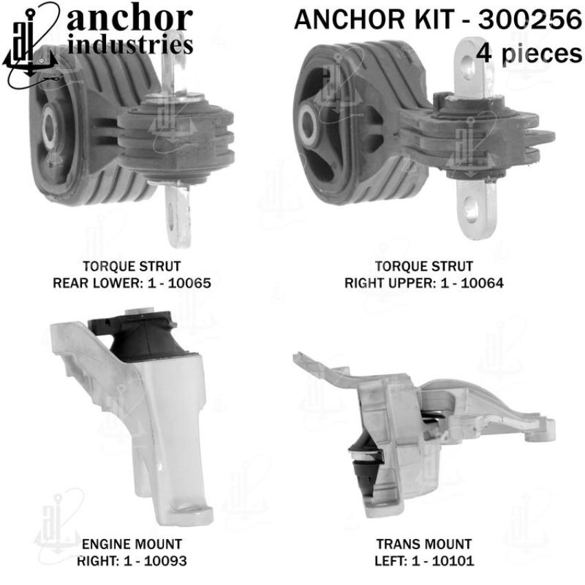 ANCHOR MOUNTS 300256 ENGINE MNT KIT
