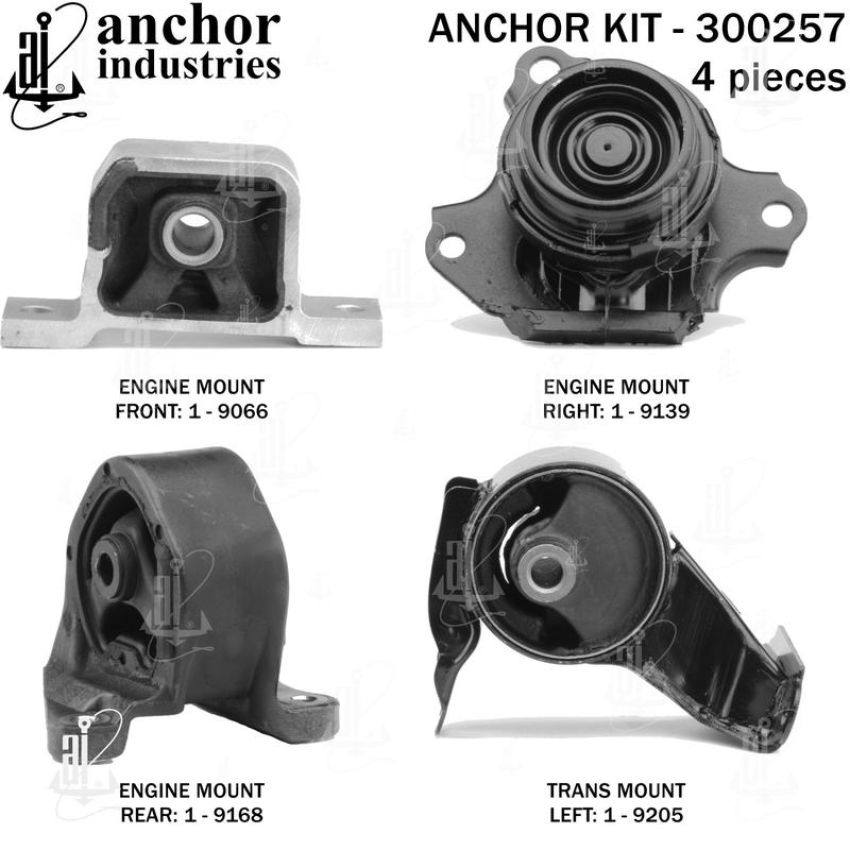 ANCHOR MOUNTS 300257 ENGINE MNT KIT