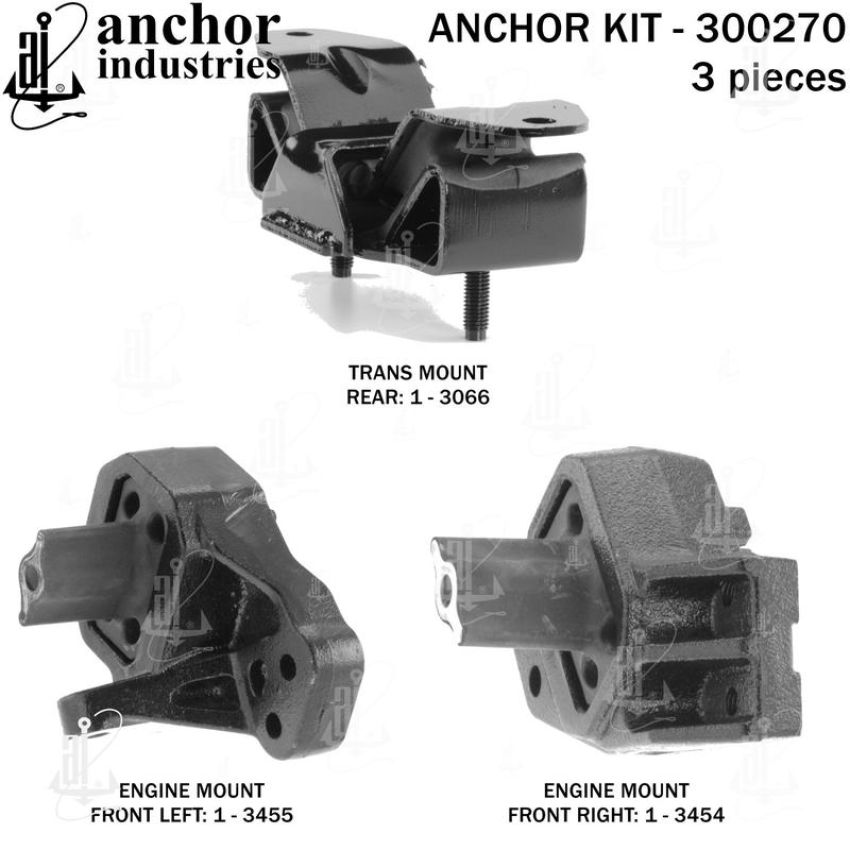 ANCHOR MOUNTS 300270 ENGINE MNT KIT