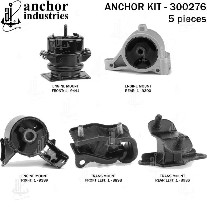 ANCHOR MOUNTS 300276 ENGINE MNT KIT
