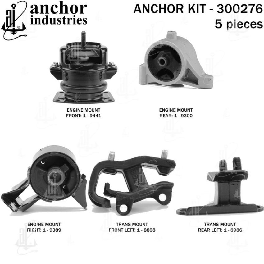ANCHOR MOUNTS 300276 ENGINE MNT KIT