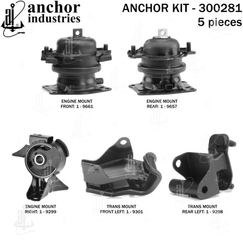 ANCHOR MOUNTS 300281 ENGINE MNT KIT