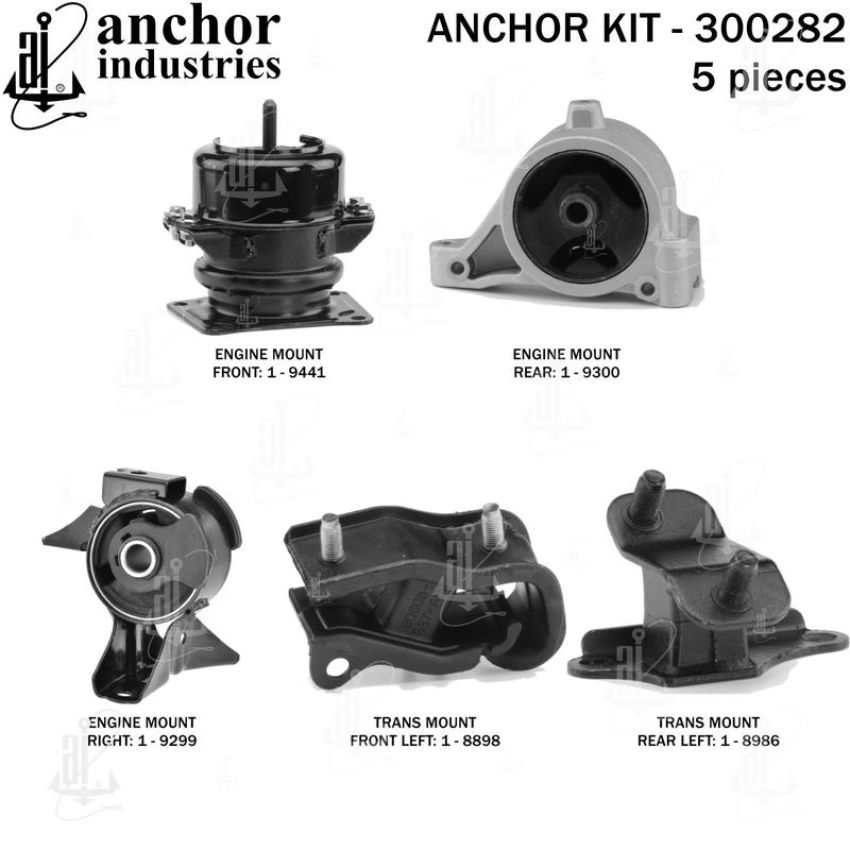ANCHOR MOUNTS 300282 ENGINE MNT KIT
