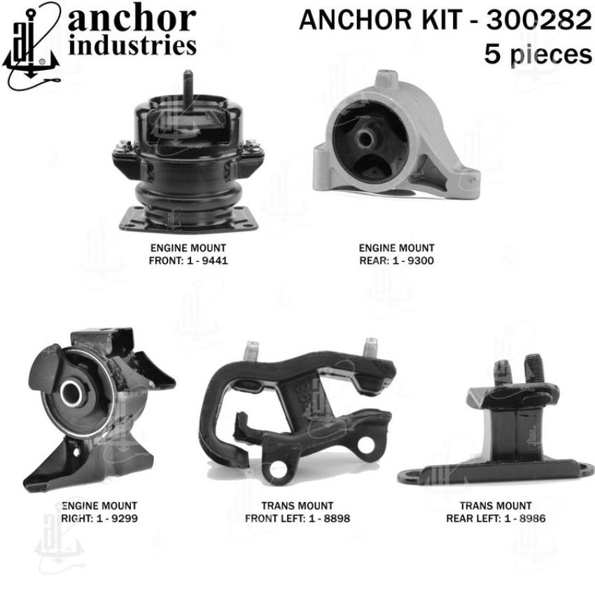 ANCHOR MOUNTS 300282 ENGINE MNT KIT