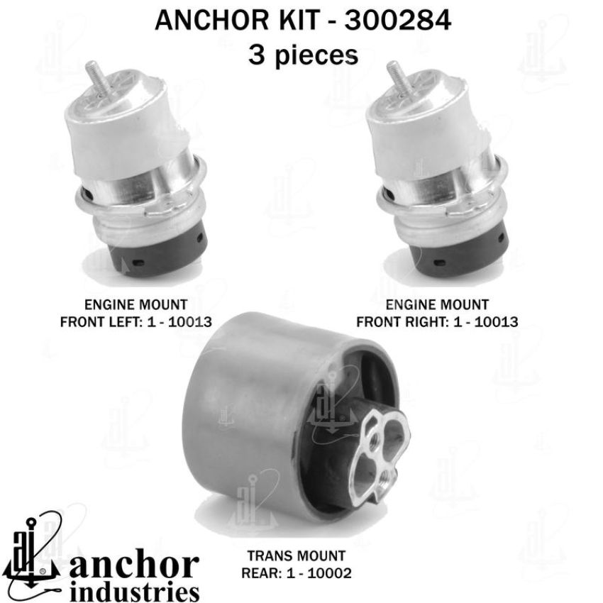 ANCHOR MOUNTS 300284 ENGINE MNT KIT