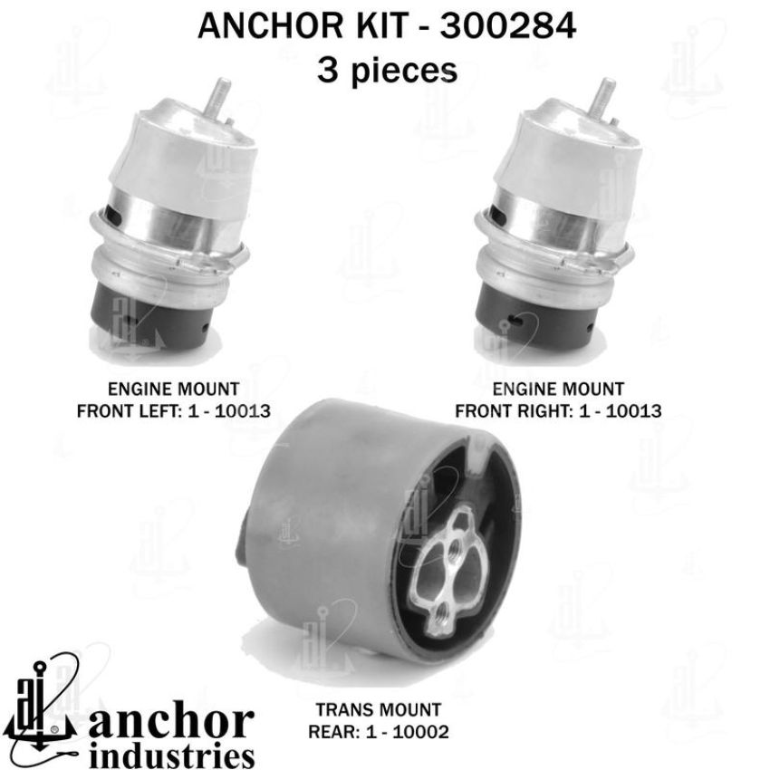 ANCHOR MOUNTS 300284 ENGINE MNT KIT
