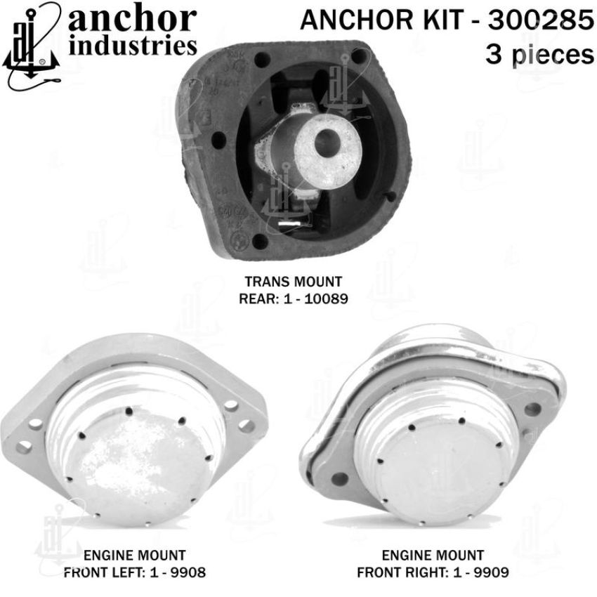 ANCHOR MOUNTS 300285 ENGINE MNT KIT