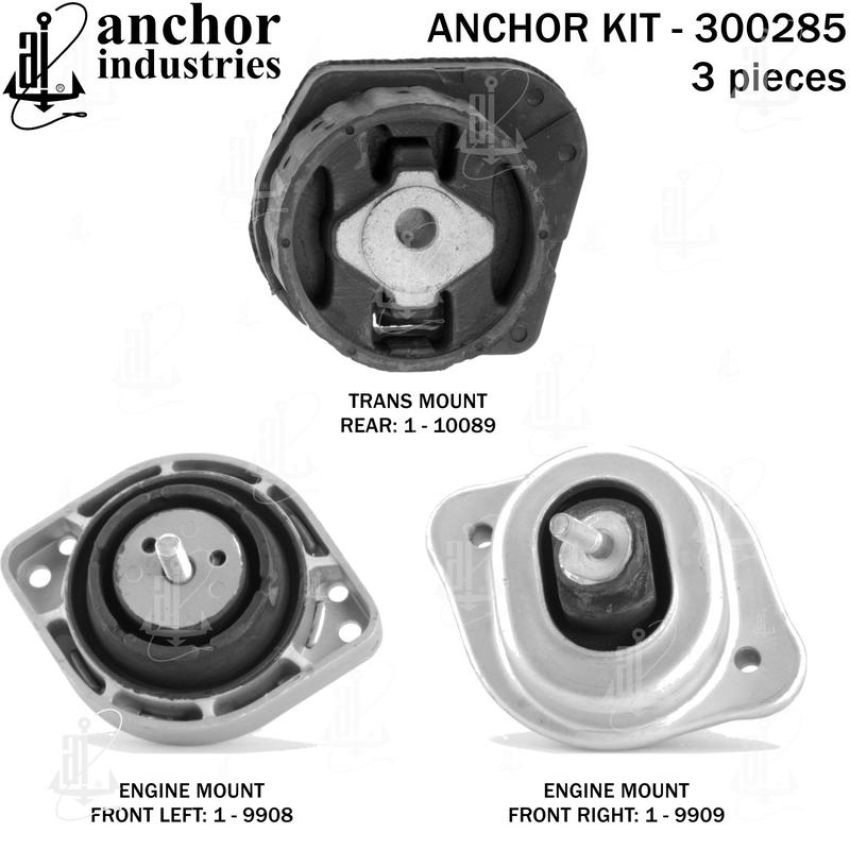 ANCHOR MOUNTS 300285 ENGINE MNT KIT