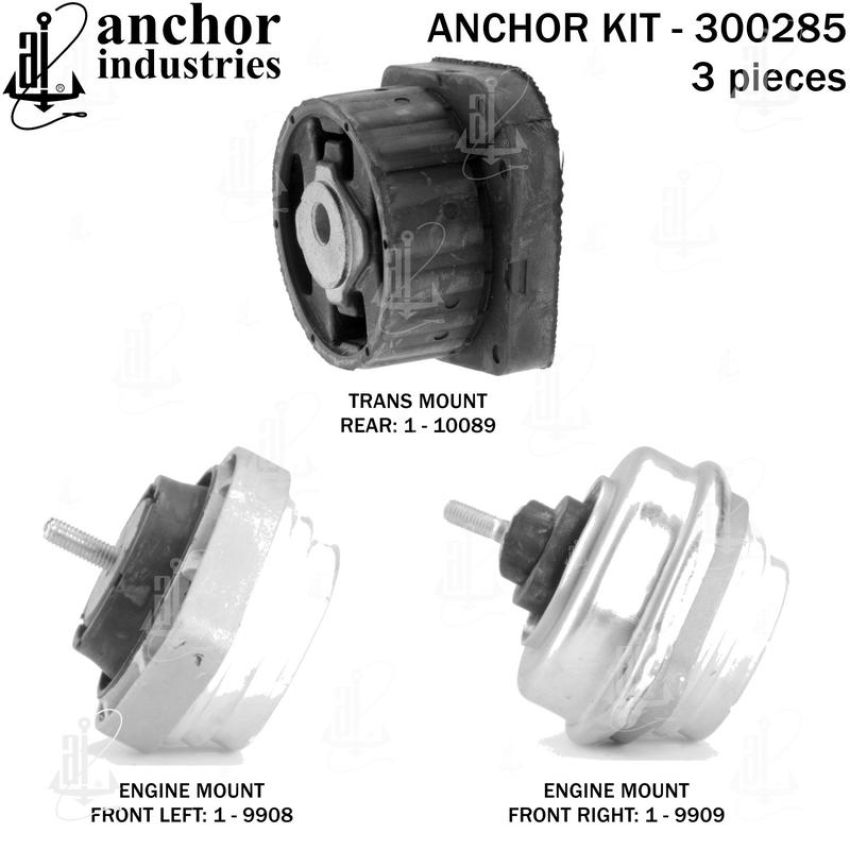 ANCHOR MOUNTS 300285 ENGINE MNT KIT