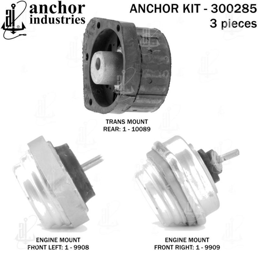 ANCHOR MOUNTS 300285 ENGINE MNT KIT