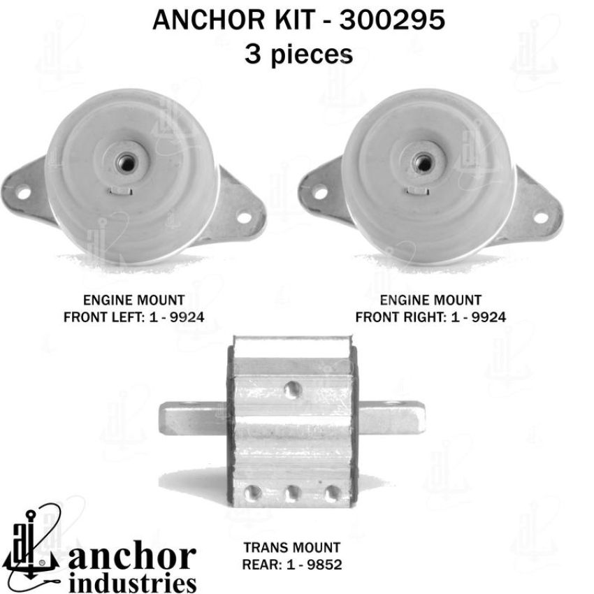 ANCHOR MOUNTS 300295 ENGINE MNT KIT