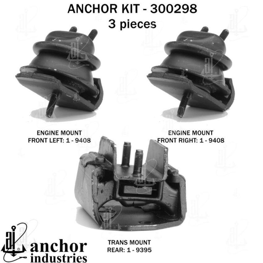 ANCHOR MOUNTS 300298 ENGINE MNT KIT
