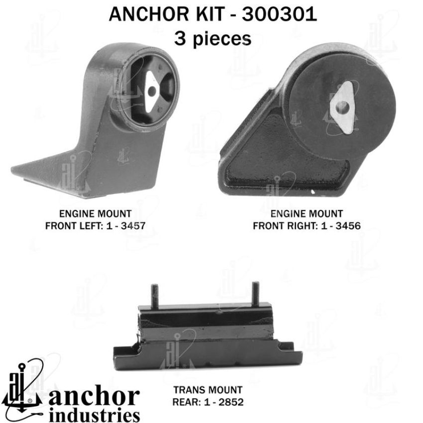 ANCHOR MOUNTS 300301 ENGINE MNT KIT