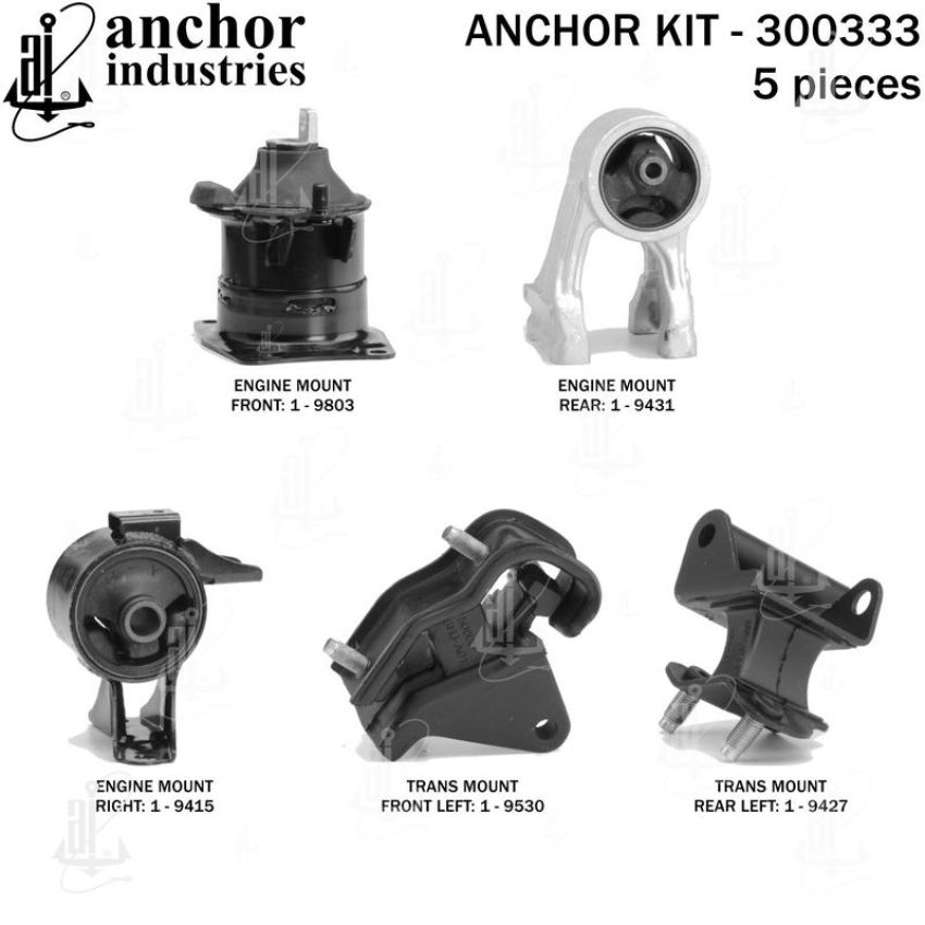 ANCHOR MOUNTS 300333 ENGINE MNT KIT