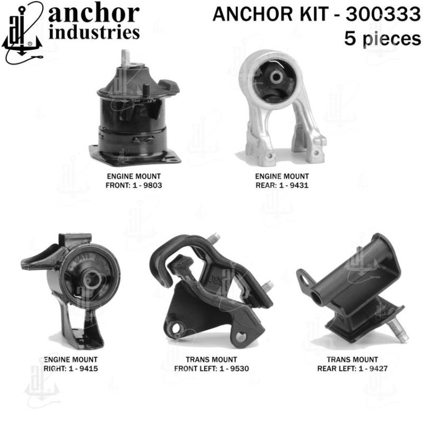 ANCHOR MOUNTS 300333 ENGINE MNT KIT