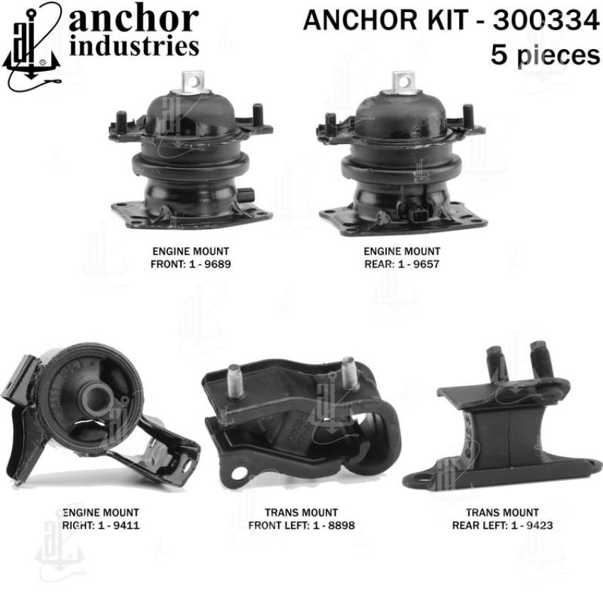 ANCHOR MOUNTS 300334 ENGINE MNT KIT