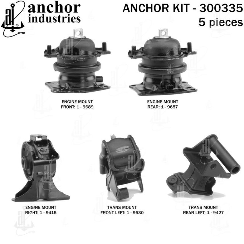ANCHOR MOUNTS 300335 ENGINE MNT KIT