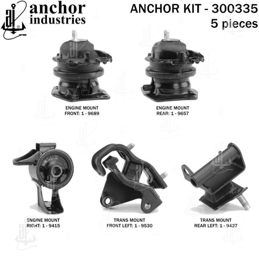 ANCHOR MOUNTS 300335 ENGINE MNT KIT