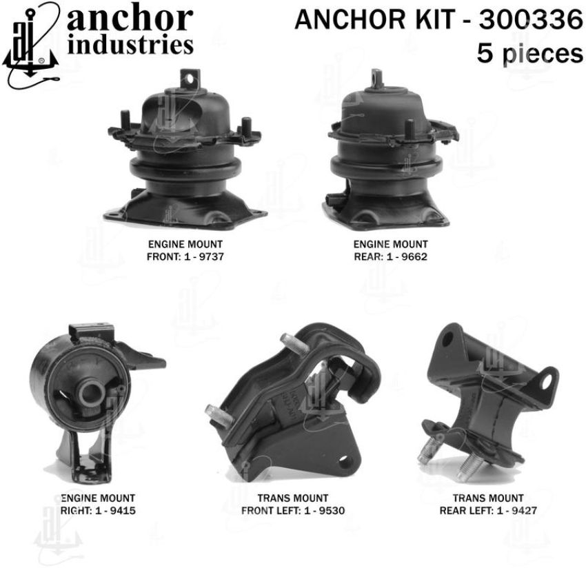 ANCHOR MOUNTS 300336 ENGINE MNT KIT